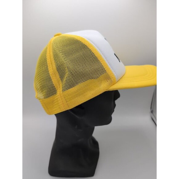 Yellow White I Love MILFS Funny Truck Hat - Picture 5 of 6